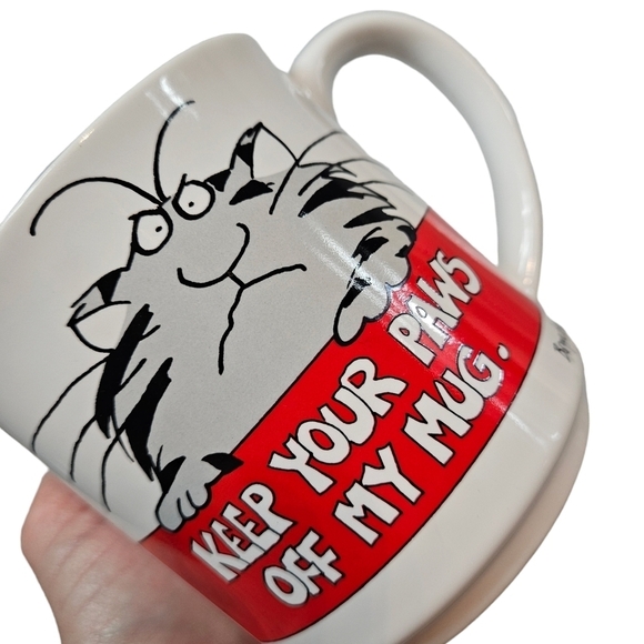 Vintage Boynton Cat "Keep Your Paws Off My Mug" Coffee Mug Tea Cup Unisex B16 - Picture 7 of 10